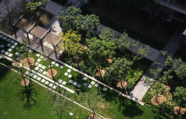 北緯40°住宅小區(qū)景觀設計圖賞析